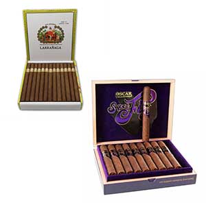 Por Larranaga Montecarlos 25s + Oscar Superfly Super Corona
