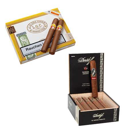 La Gloria Cubana Turquinos 10s + Davidoff Yamasa Robusto 12s